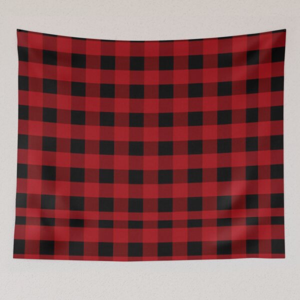 Item preview, Red and Black Plaid pattern designed and sold by MariesDesigns11.