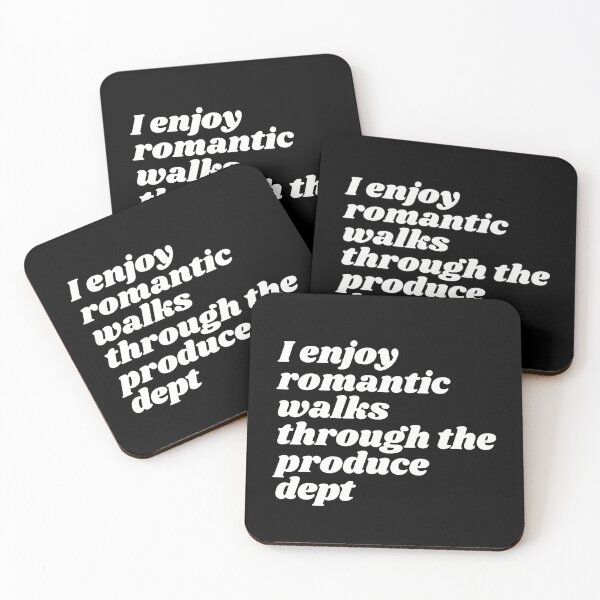 Item preview, I Enjoy Romantic Walks Through The Produce Dept designed and sold by wholesomegothic.