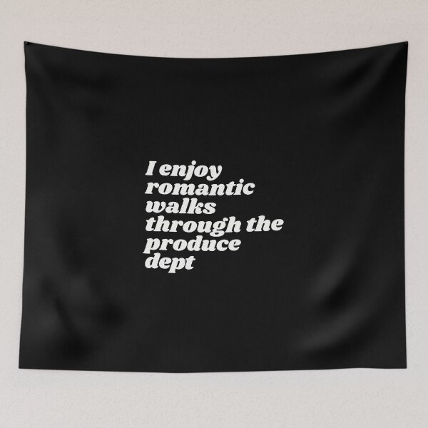 Item preview, I Enjoy Romantic Walks Through The Produce Dept designed and sold by wholesomegothic.