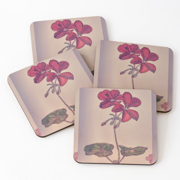 Item preview, Floral Red Watercolor Print, Botanical design Pink designed and sold by ZenArt-Fern.
