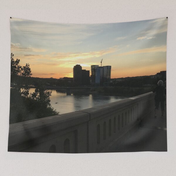 Item preview, Sunset over the Saskatchewan River  designed and sold by Zandria Kajewski.