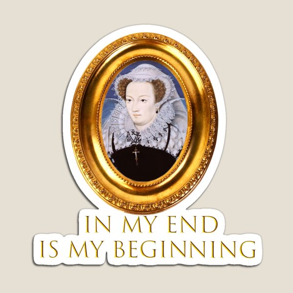 Item preview, Mary Stuart Motto In my end is my beginning  designed and sold by littlegreenmoo.