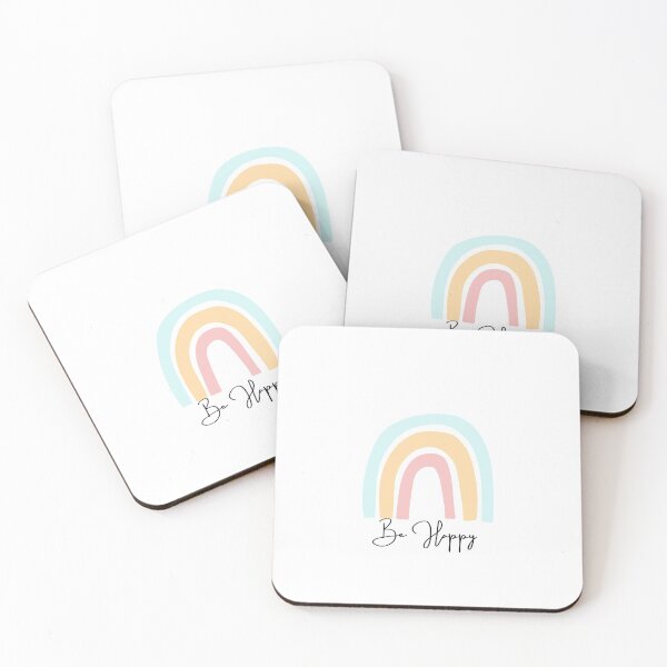 Item preview, Be Happy Rainbow designed and sold by CurrentlyJess.