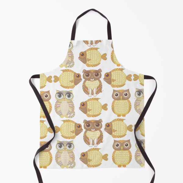 Item preview, 3 Fish, Dog, Cat & Owl designed and sold by Jean Gregory Evans.