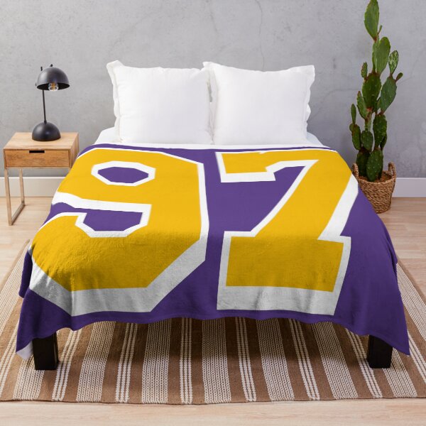 Item preview, 97 Yellow Number ninety-seven Purple Basketball Jersey designed and sold by elhefe.