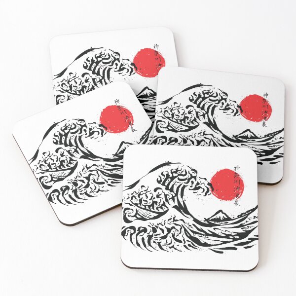 Item preview, kanagawa wave designed and sold by muthru bazaar.