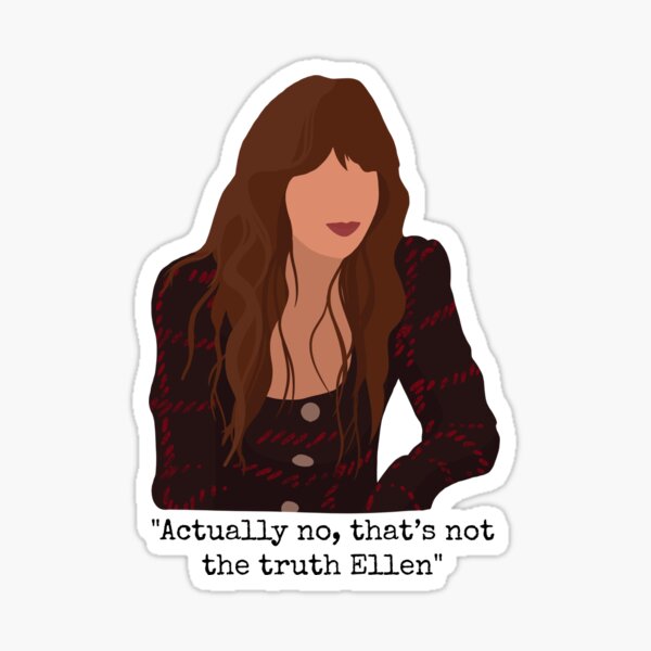 Item preview, Actually no that’s not the truth Ellen designed and sold by Luke Hartung.