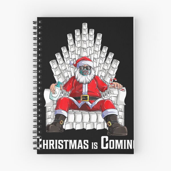 Item preview, Christmas is Coming 2020 Santa face Mask Toilet Paper Throne designed and sold by SamArtistbyAUS.