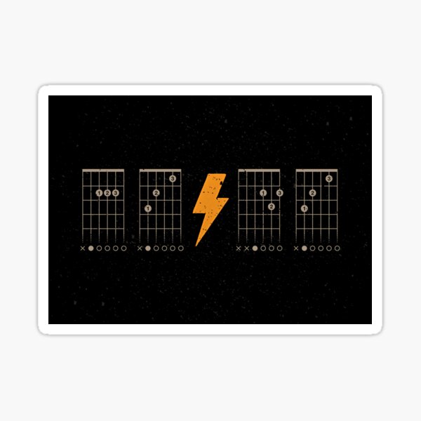 ACDC - Back in Black Sticker