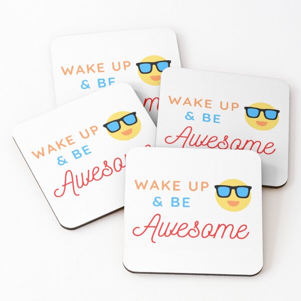 Item preview, Wake Up and Be Awesome designed and sold by Dreaming-Cocoon.