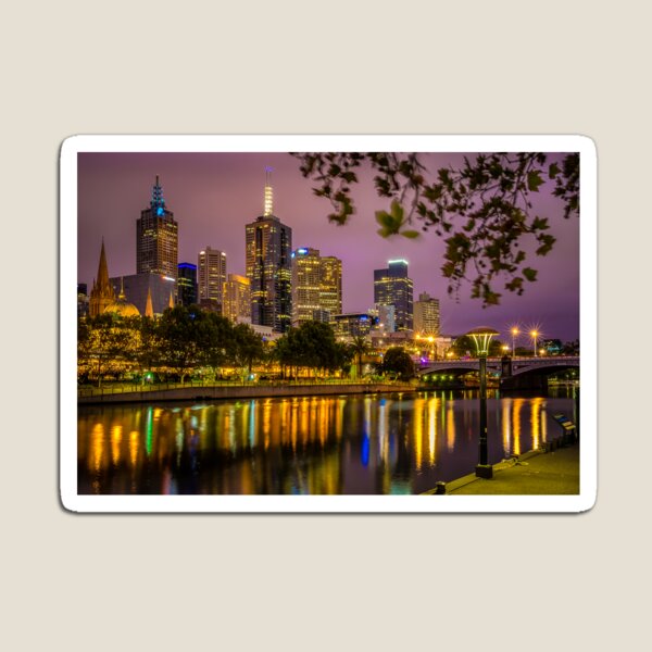 Ohio travel souvenir Cincinnati panoramic fridge magnet 