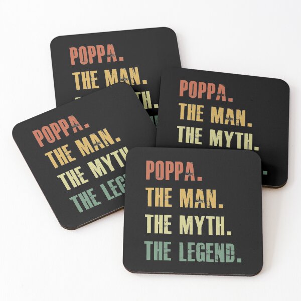 Item preview, Mens Poppa Man Myth Legend For Poppa Funny designed and sold by hasanmasud.