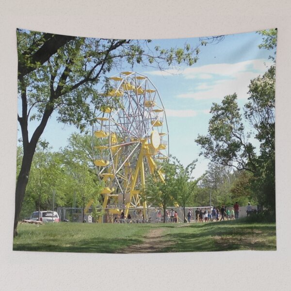 Item preview, A Yellow Ferris wheel in Saskatoon  designed and sold by Zandria Kajewski.