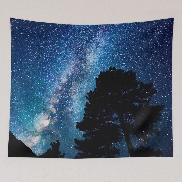 Item preview, Blue Galaxy Silhouette designed and sold by Felicity-K.