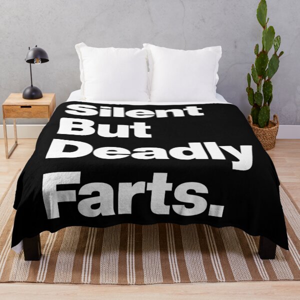 Item preview, Silent but deadly farts - Funny Humor Quote about Farting designed and sold by elhefe.