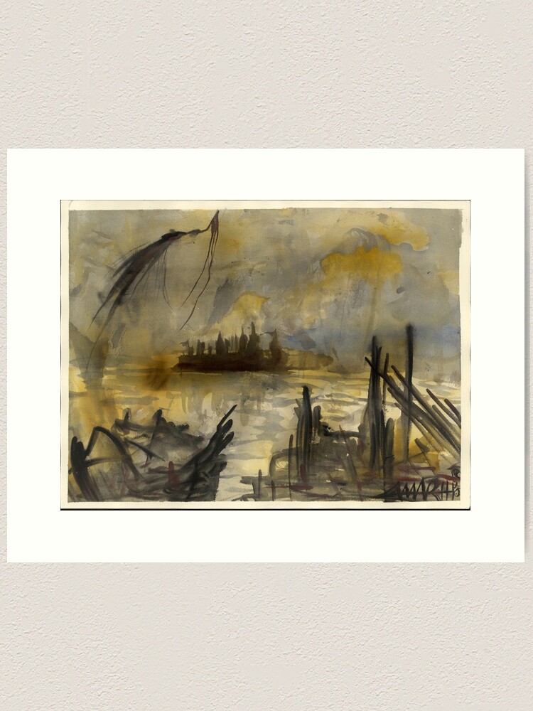 Alternate view of Five:Mercy, Los Angeles Art Print