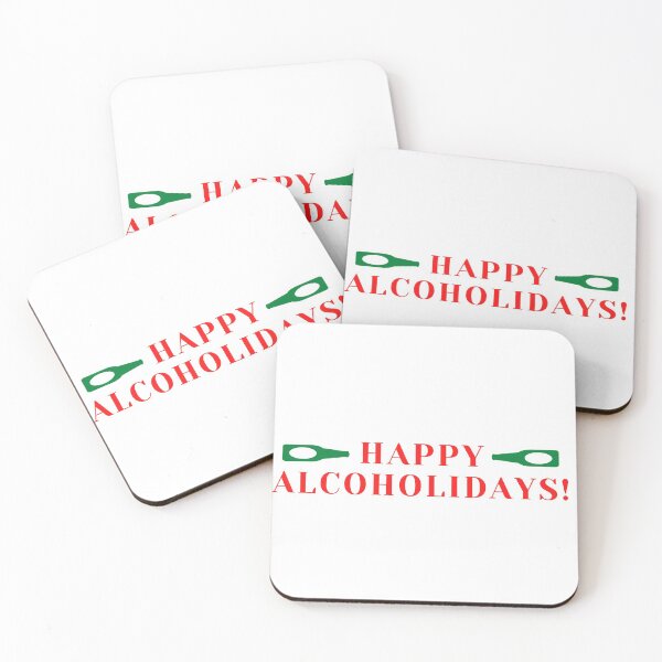 Item preview, happy alcoholidays // happy holidays designed and sold by AlyssaCCastro.