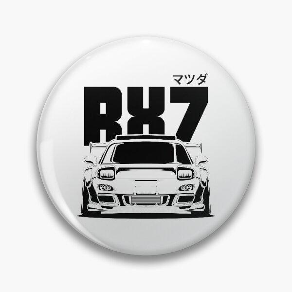 Item preview, Mazda RX7 Black Print designed and sold by duniafantasi.