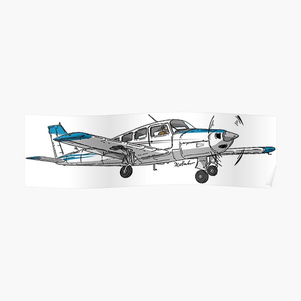 Beechcraft Sierra N6698F Poster