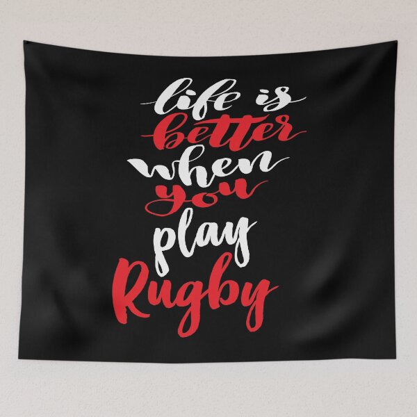 Item preview, Life Is Better When You Play Rugby designed and sold by ProjectX23.