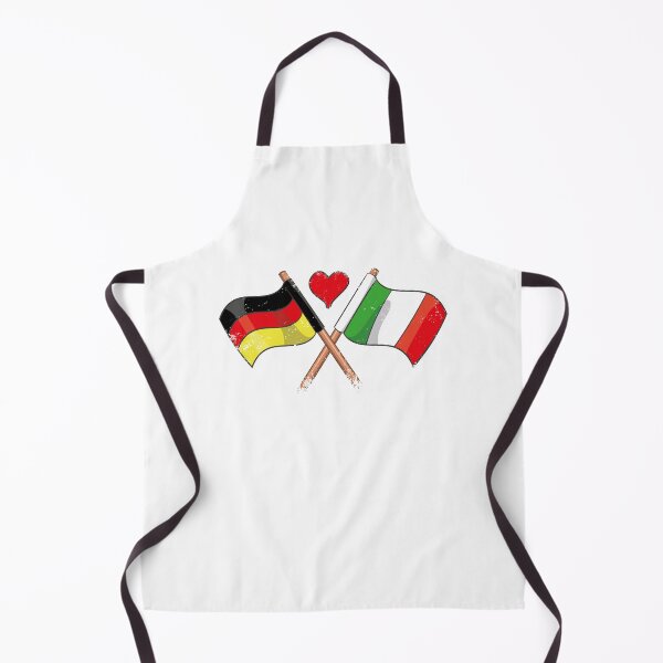 Item preview, I Love Germany Italy Flag Banner Heart italian designed and sold by teeseeds.