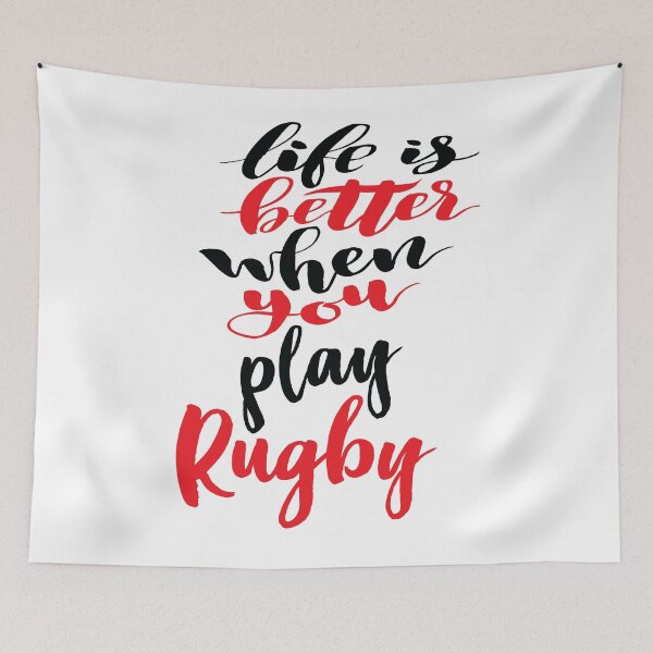 Item preview, Life Is Better When You Play Rugby designed and sold by ProjectX23.