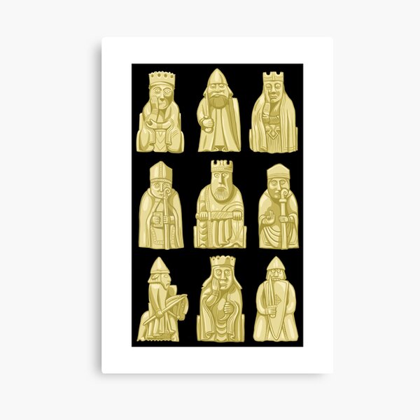 Lewis Chessmen Canvas Print