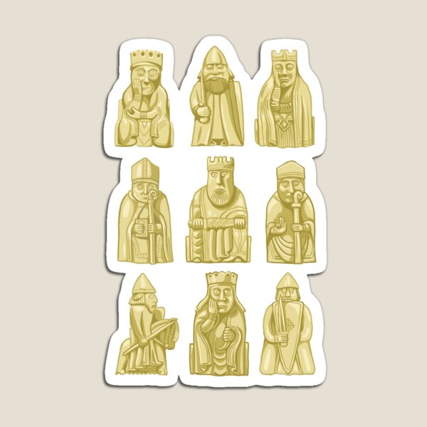 Lewis Chessmen Magnet