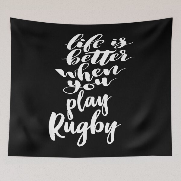 Item preview, Life Is Better When You Play Rugby designed and sold by ProjectX23.