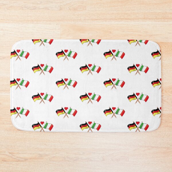 Item preview, I Love Germany Italy Flag Banner Heart italian designed and sold by teeseeds.