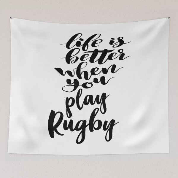 Item preview, Life Is Better When You Play Rugby designed and sold by ProjectX23.