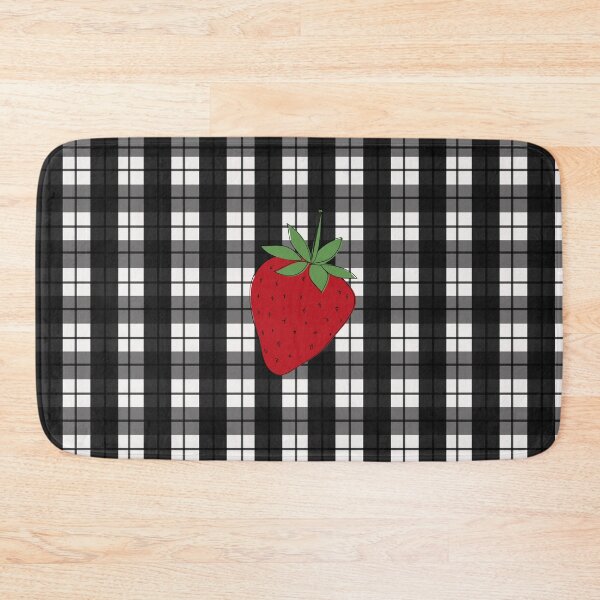 Item preview, Tea Towel Print Black And White With Strawberry designed and sold by EverythingCore.