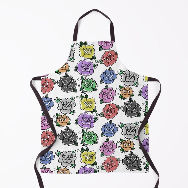 Item preview, Rainbow Tattoo Roses designed and sold by willowsbunnies.