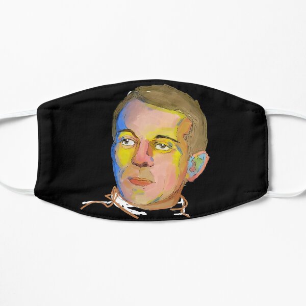 Peinture abstraite de Gilles Deleuze Masque taille M/L