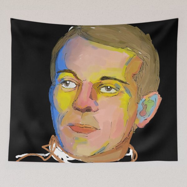 Item preview, Gilles Deleuze abstract painting designed and sold by KennyLucky.