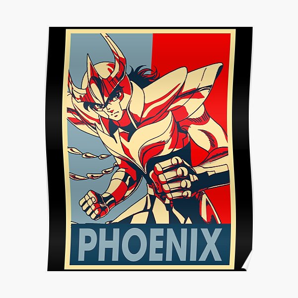 phoenix saint seiya anime andromeda art pour les fans Poster