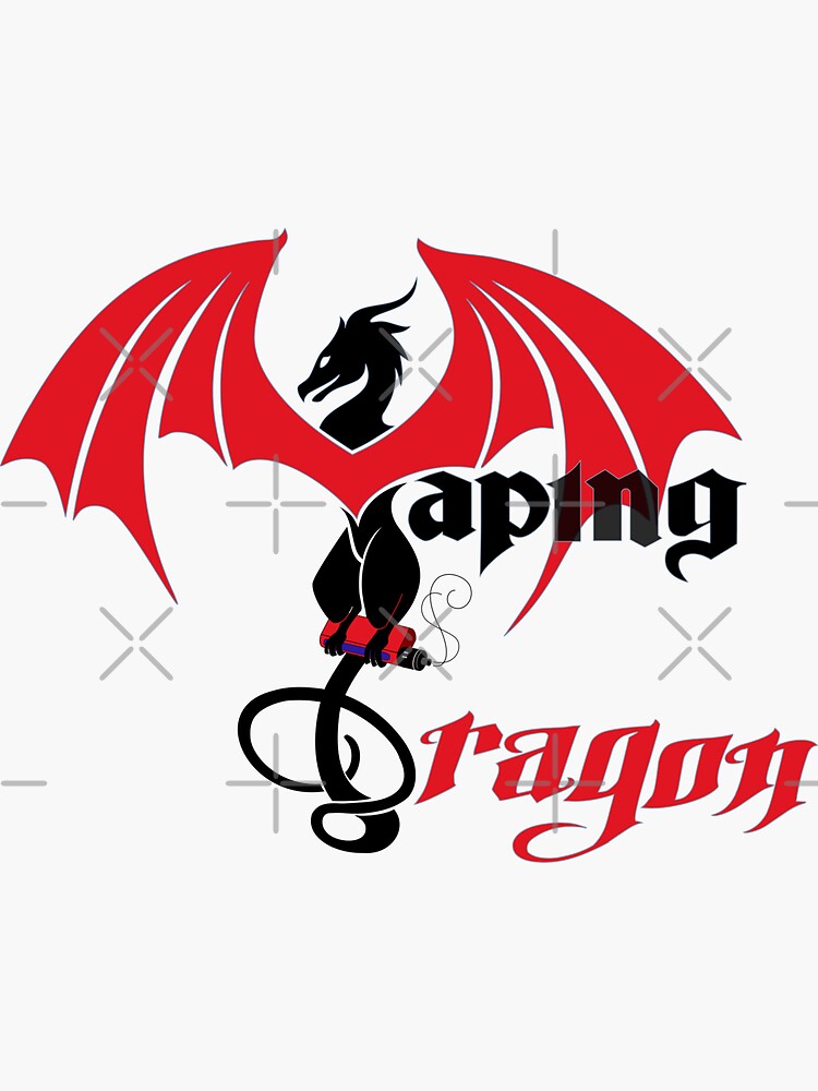 vaping dragon" Sticker for Sale by moonmorph | Redbubble vaping dragon" Sticker for Sale by moonmorph | Redbubble