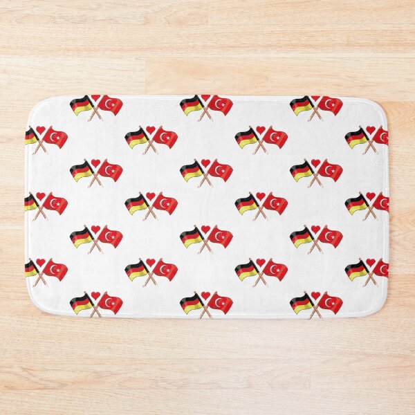 Item preview, I Love Germany Turkey Flag Heart Friendship Gift designed and sold by teeseeds.