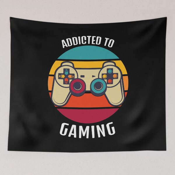 Item preview, Addicted To Gaming Retro designed and sold by R&BApparel.