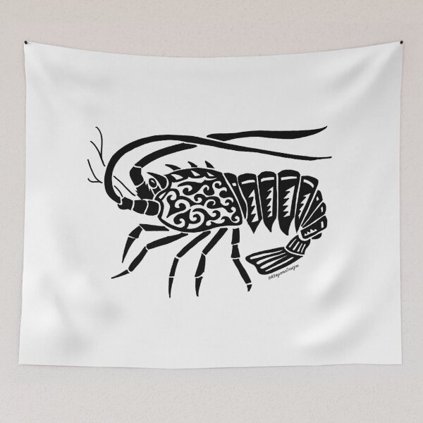 Item preview, California Spiny Lobster Tribal Design  designed and sold by KitayamaDesigns.