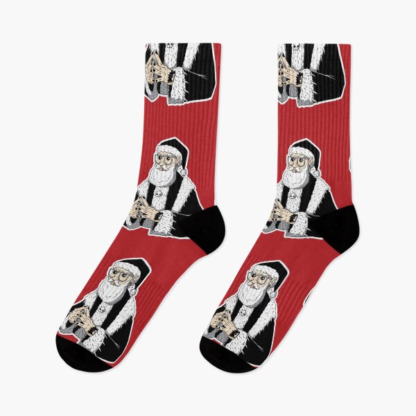 Item preview, Goth Santa Claus | Funny Christmas Sketch designed and sold by SLAG-Creative.