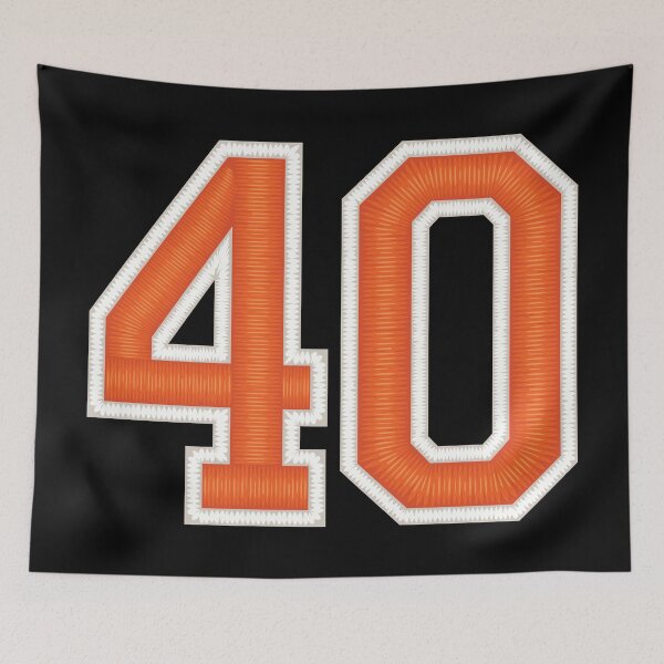 Item preview, Sports Number 40 Jersey forty Orange designed and sold by elhefe.