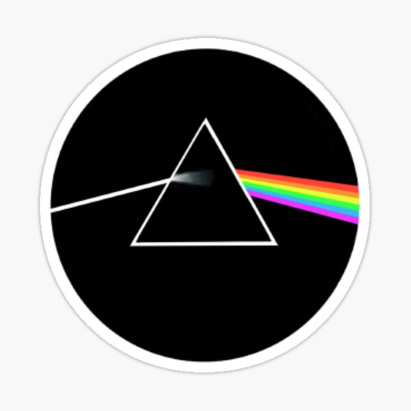 PINK FLOYD Triangle Design Sticker