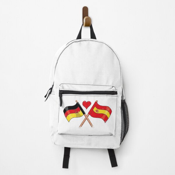 Item preview, I Love Germany Spain Flag Heart spanish german designed and sold by teeseeds.