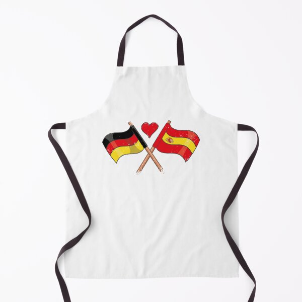 Item preview, I Love Germany Spain Flag Heart spanish german designed and sold by teeseeds.