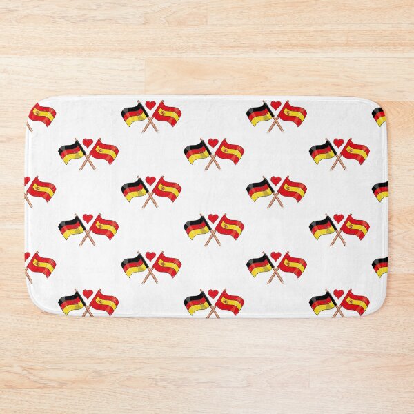 Item preview, I Love Germany Spain Flag Heart spanish german designed and sold by teeseeds.