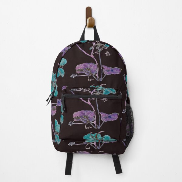 Item preview, Floral Red Watercolor Print, Botanical design Black Purple Blue designed and sold by ZenArt-Fern.