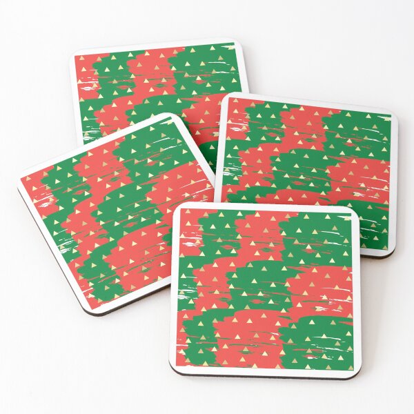 Item preview, Cute Red & Green Paint with Triangles designed and sold by LiveAndGlow.