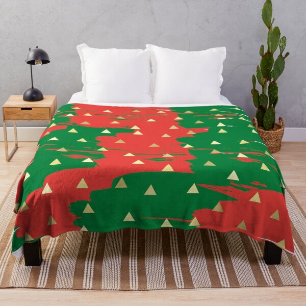 Item preview, Cute Red & Green Paint with Triangles designed and sold by LiveAndGlow.