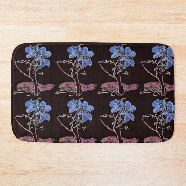 Item preview, Floral Blue Watercolor Print, Botanical design Blue flowers designed and sold by ZenArt-Fern.